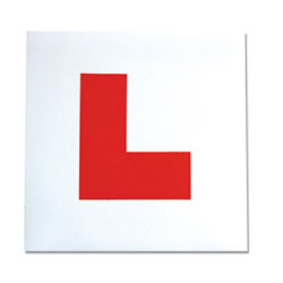 L plate L plate